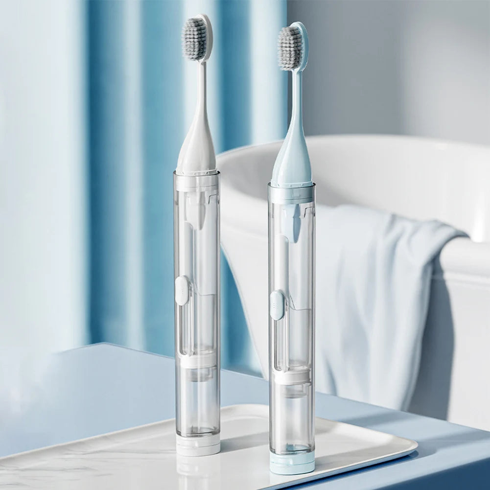 3 In 1 Travel Compact Toothbrush