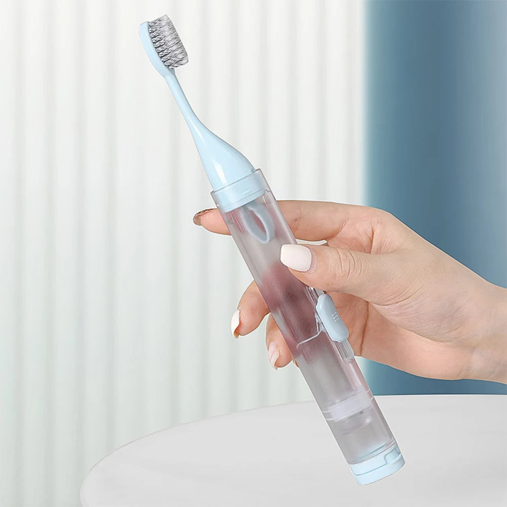 3 In 1 Travel Compact Toothbrush