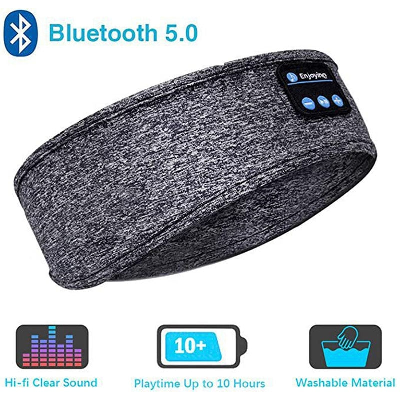 Products Fone Bluetooth Earphones Sports Sleeping Headband Elastic Wireless Headphones Music Eye Mask Wireless Bluetooth Headset Headband