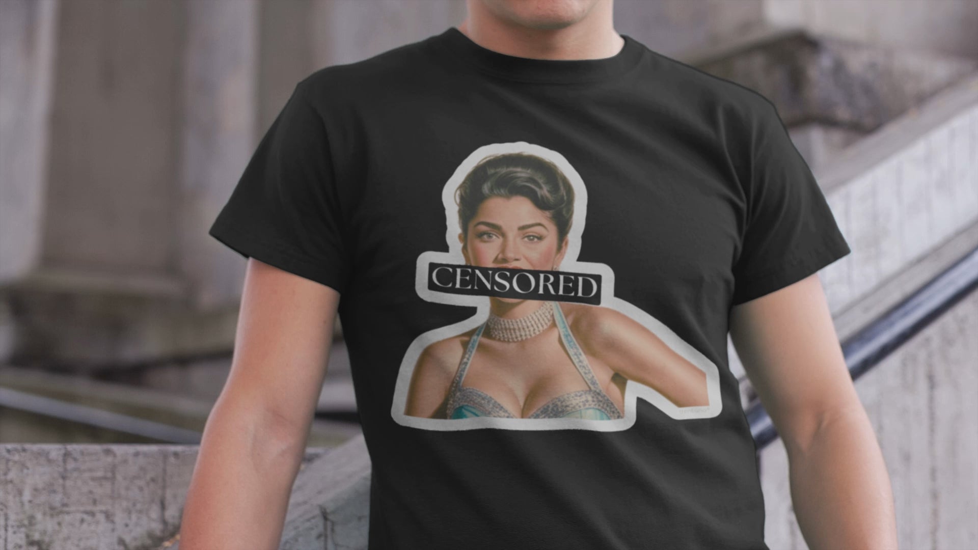 Censored Black T-Shirt